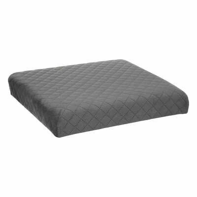 Pufa Kali welurowa szara 31x31 cm ze schowkiem do salonu i przedpokoju nowoczesna