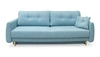 Sofa Forn z funkcją spania niebieska buk