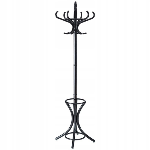 Poulpe nowoczesny drewniany wieszak stojący do przedpokoju wenge 188 cm Intesi