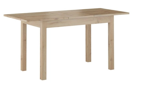 Stół rozkładany do jadalni Wolis 120-160x70 cm naturalny dąb skandynawski nowoczesny Intesi