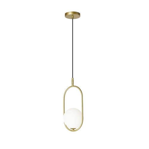 Cordel nowoczesna lampa wisząca szklana złota do salonu i jadalni CANDELLUX