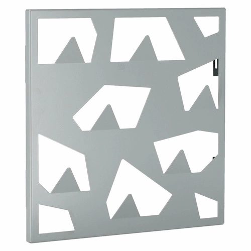 Wieszak ścienny Spark szary metalowy nowoczesny do przedpokoju i garderoby Doka