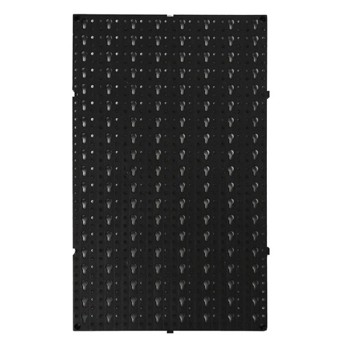 Intesi nowoczesny czarny wieszak ścienny na narzędzia do garażu i warsztatu 16 elementów