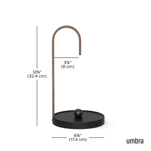 Stojak na ręczniki kuchenne Bellwood      orzech