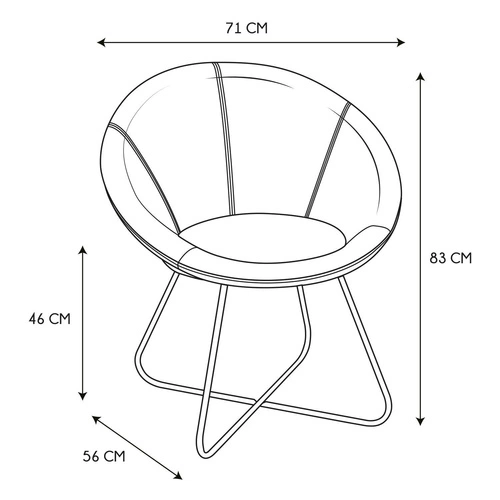 Fotel kubełkowy Karl Velvet Furry beżowy do salonu nowoczesny tapicerowany boucle na płozach