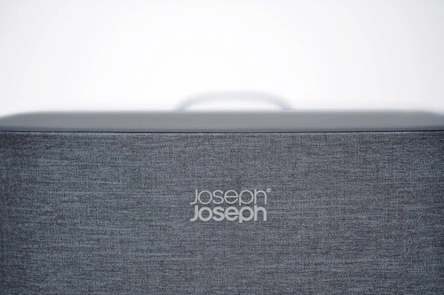 Joseph Joseph Tota nowoczesny kosz na pranie 60l dwukomorowy z pokrywą do łazienki czarny