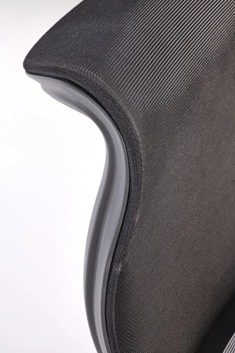 Ergonomiczny fotel biurowy Percas czarny siatkowy obrotowy z regulacją Intesi do biura