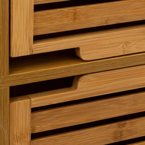 Szafka łazienkowa wysoka Sicela bambusowa