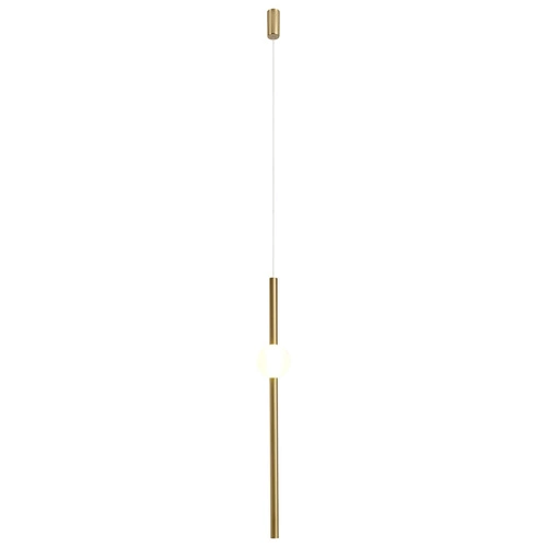 Lampa wisząca O-LINE LED 93 cm mosiądz