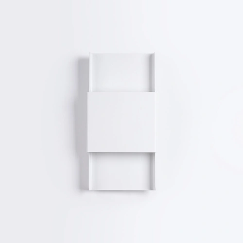 Kinkiet ścienny DURLIN biały nowoczesny stalowy do salonu i sypialni SOLLUX LIGHTING 40 cm