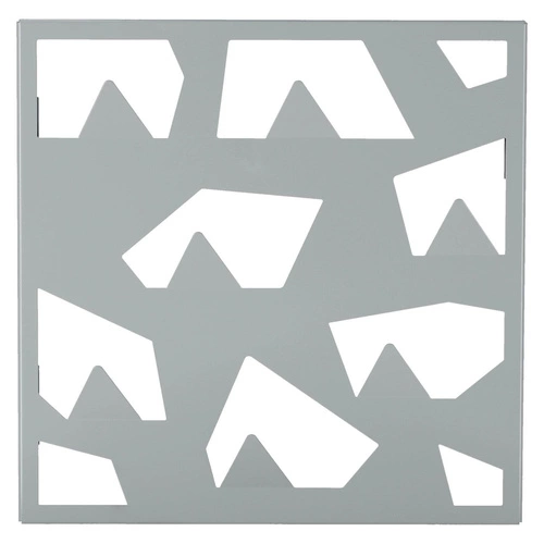 Wieszak ścienny Spark szary metalowy nowoczesny do przedpokoju i garderoby Doka