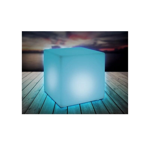 Lampa podłogowa LED Colorfull Cube 25 cm multikolor z pilotem nowoczesna do salonu Intesi