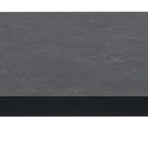 Stół do jadalni Brentford czarny nowoczesny z ceramicznym blatem 200x90 cm Actona