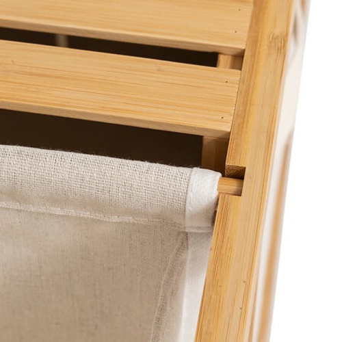 Komoda łazienkowa Tidy Box z koszem na pranie bambusowa
