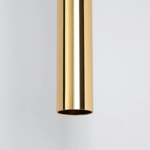 Nowoczesna lampa wisząca Pastelo złoty połysk regulowana do salonu kuchni nad stół