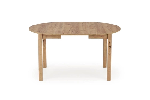 Stół okrągły rozkładany do jadalni Nigo Intesi dąb naturalny nowoczesny 102-142 cm