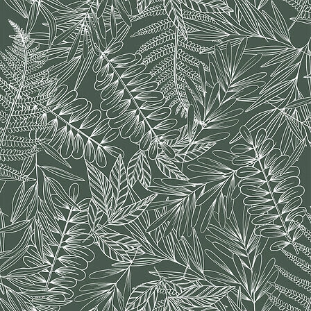 Komplet pościeli bawełnianej Tropik 260x240 Atmosphera do sypialni, wzór liście, Oeko-Tex