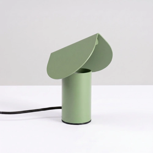 Lampa biurkowa LED BISCUIT szałwiowa nowoczesna do gabinetu