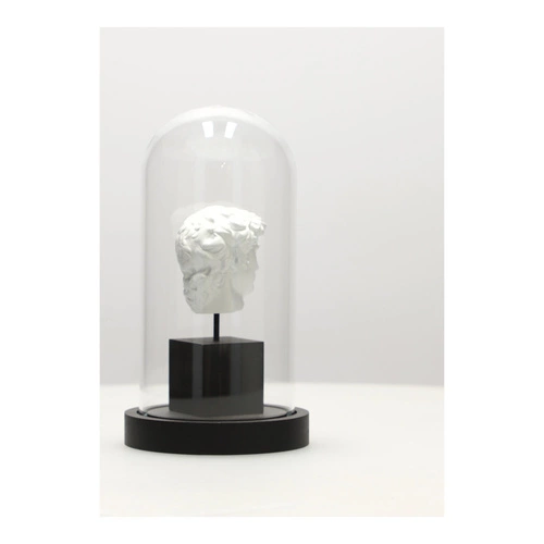 Figurka dekoracyjna Dawid pod szkłem Atmosphera glamour do salonu i sypialni na prezent