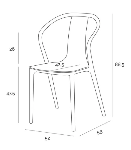 Krzesło do jadalni i kuchni Bella D2.DESIGN czarne z drewna sztaplowane z podłokietnikami