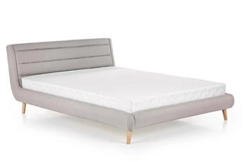 Łóżko Landi 160cm jasny popiel