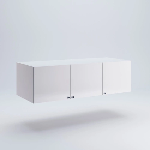 Nadstawka Flory 3 drzwi biały połysk