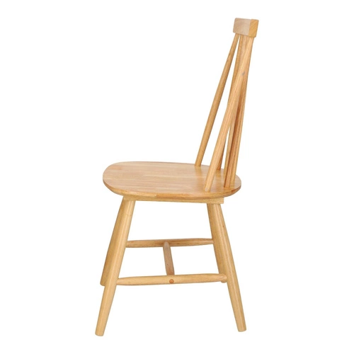 Krzesło drewniane Wopy naturalne do jadalni i kuchni styl retro vintage patyczak Intesi