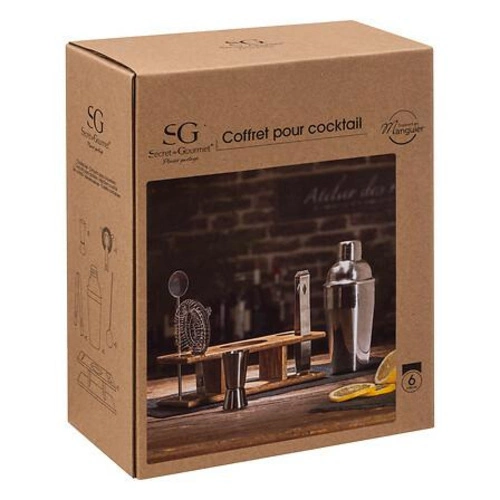 Zestaw barmański Victor z drewnianym      stojakiem