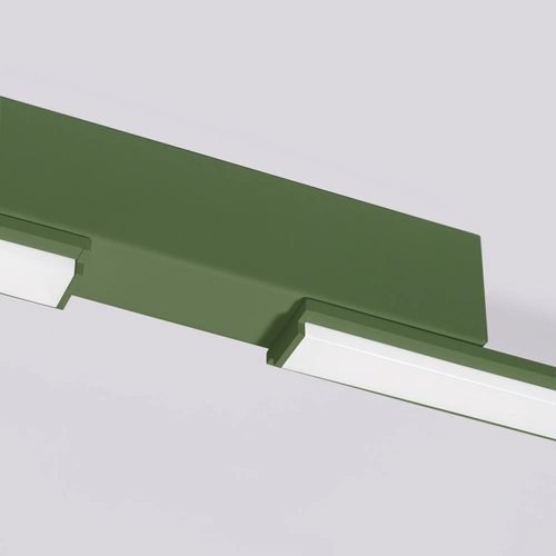 Plafon LED LAGOM zielony oliwkowy nowoczesny do salonu i kuchni 3000K aluminium Thoro