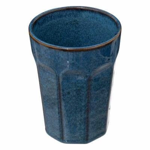 Kubek ceramiczny Roma 400 ml niebieski nowoczesny do kawy i herbaty do kuchni