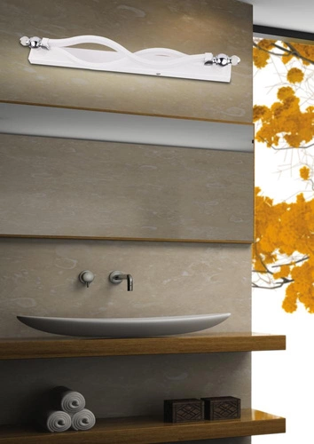 Kinkiet ścienny LED Esse biały nowoczesny 12W do salonu sypialni i łazienki CANDELLUX