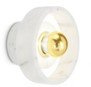 Lampa ścienna UNIVERSO marmurowo złota  18 cm