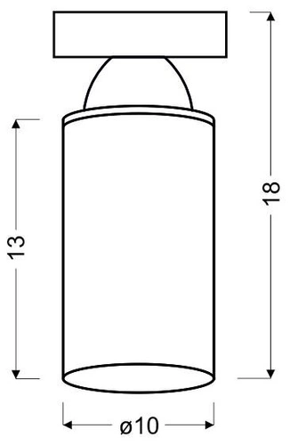 Lampa wisząca Indira 10 1x40W E14 biały