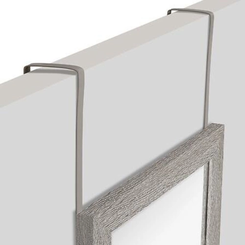 Lustro prostokątne na drzwi 35x109 cm szare do przedpokoju 5five simply smart