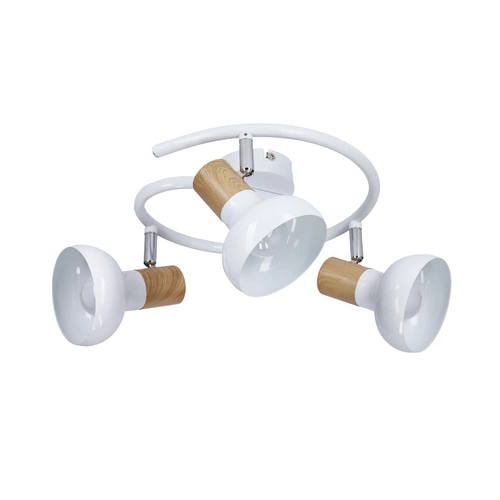 Lampa sufitowa Puerto biała 3-punktowa nowoczesna do salonu i jadalni Candellux