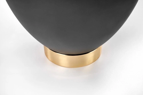 Stolik kawowy okrągły Moonshine L biały marmur glamour ze schowkiem nowoczesny do salonu 73 cm