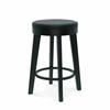 Hoker tapicerowany Ufo 65 cm FAMEG personalizowany, drewniany hoker do kuchni i jadalni