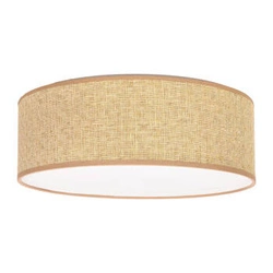 Lampa sufitowa SFONDO 1 38 cm biały 2x40W E27 abażur liberica