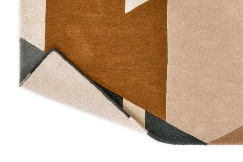 Dywan wełniany Popova Caramel 200x280 geometryczny nowoczesny do salonu i sypialni