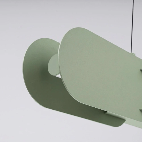 Lampa wisząca LED CHAIN 158 oliwkowa nowoczesna nad wyspę