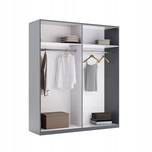 Szafa Otto 4 drzwiowa antracytowa