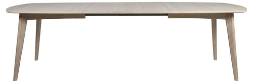 Stół rozkładany do jadalni Marte Actona owalny dąb bielony skandynawski fornir 180 cm