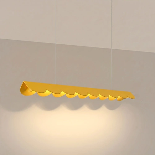 Lampa wisząca BISCUIT 100 LED żółta regulowana nad wyspę