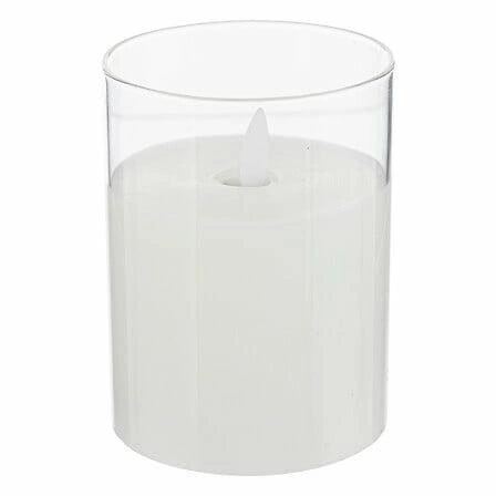 Świeca LED Sena biała w szklanym słoiku 7,5x10 cm dekoracyjna Atmosphera