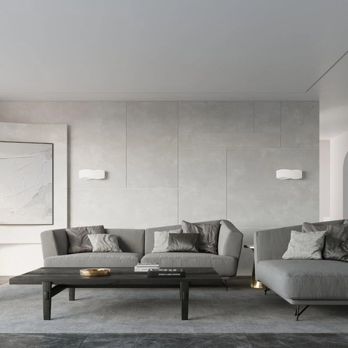 Kinkiet ścienny Tila 30 nowoczesny biały metalowy do salonu i sypialni Sollux Lighting