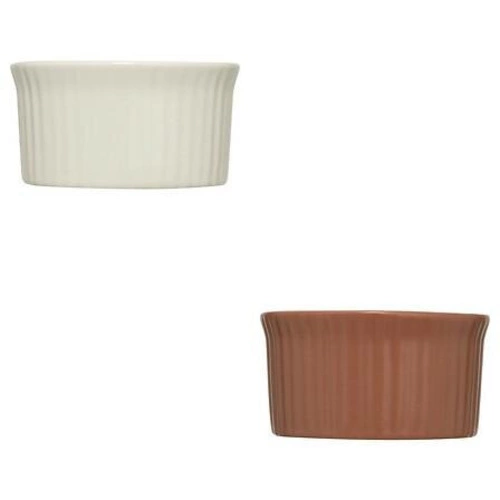 Ceramiczny ramekin do zapiekania czerwony 9 cm okrągły do sufletów 5five simply smart
