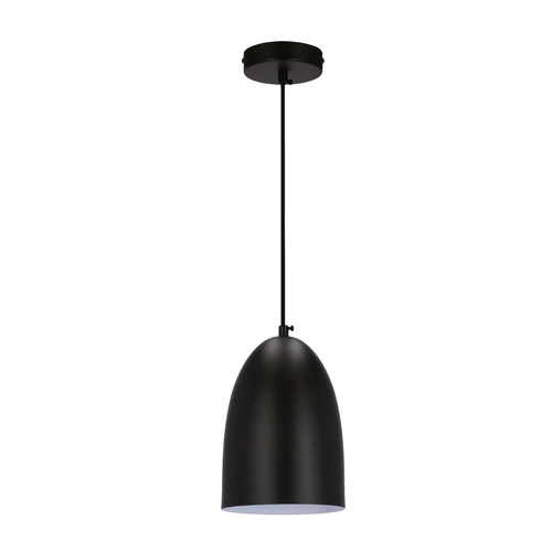 Lampa wisząca Icaro czarny 1x40W E27  klosz czarny