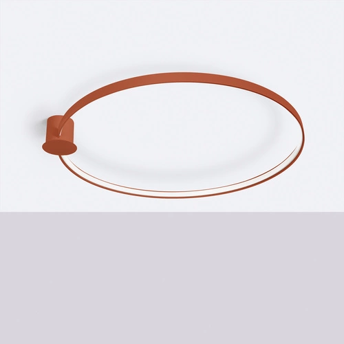 Plafon sufitowy LED RIO 110 czerwony okrągły nowoczesny do salonu i kuchni Thoro