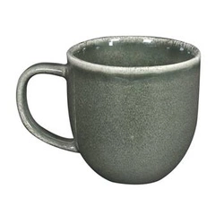 Kubek ceramiczny Black Forest Intesi 300ml zielony nowoczesny do kawy i herbaty