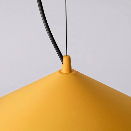 Lampa wisząca FINT żółta LED do salonu regulowana nowoczesna
